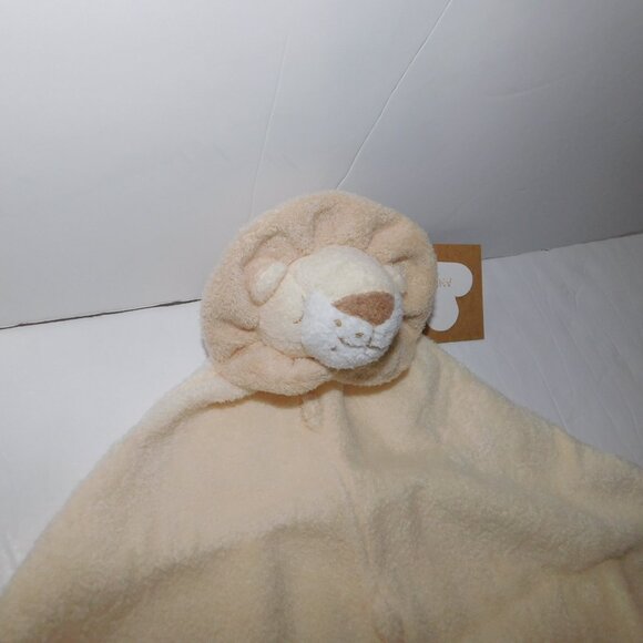 Angel Dear Pale yellow Tan Plush Lion Security blanket Baby lovey Nunu NEW - Picture 2 of 6